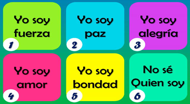 ¿Cuál es la frase con la que te identificas?