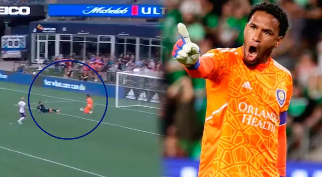 MLS destacó la gran espectacular ataja de Pedro Gallese MLS destacó la gran espectacular ataja de Pedro Gallese