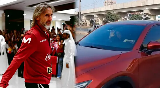 Ricardo Gareca en la Videna para reunión con Juan Carlos Oblitas Ricardo Gareca en la Videna para reunión con Juan Carlos Oblitas