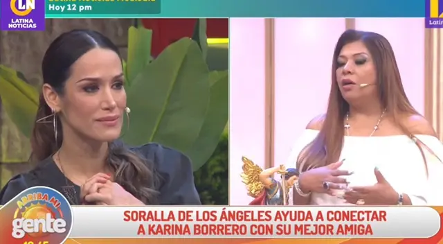 Conductora de Arriba mi gente llora al 'HACER CONEXIÓN' con mejor amiga que falleció