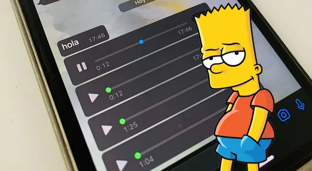 WhatsApp: revisa la GUÍA para enviar audios con la voz de Bart Simpson WhatsApp: revisa la GUÍA para enviar audios con la voz de Bart Simpson