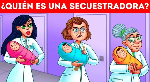 ¿Quién es una secuestradora? Acertijo visual que solo los más INTELIGENTES resuelven en segundos ¿Quién es una secuestradora? Acertijo visual que solo los más INTELIGENTES resuelven en segundos