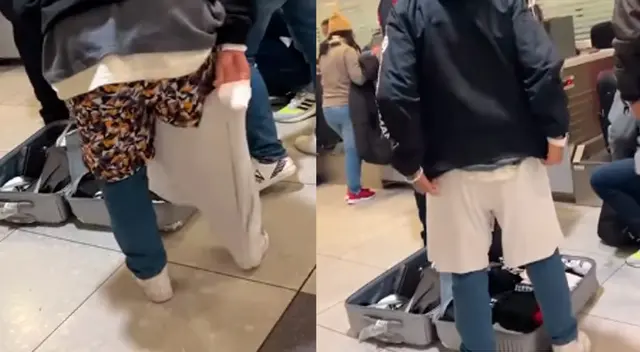 TikTok viral: no quiso pagar por equipaje extra y no tuvo mejor idea que vestir toda su ropa TikTok viral: no quiso pagar por equipaje extra y no tuvo mejor idea que vestir toda su ropa