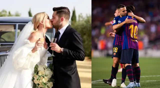 Lionel Messi y el increíble gesto que tuvo en la boda de su excompañero del Barca, Jordi Alba
