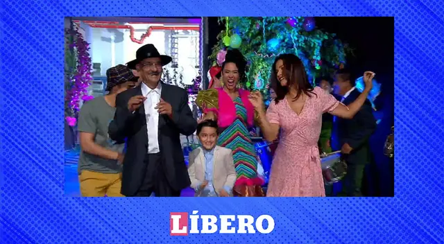 Los Gonzales fiel a su estilo no dudaron en ingresar al escenario con sus peculiares bailes. Los Gonzales fiel a su estilo no dudaron en ingresar al escenario con sus peculiares bailes.