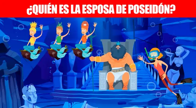 Adivina quién es la verdadera esposa del 'Dios de las aguas'. Adivina quién es la verdadera esposa del 'Dios de las aguas'.