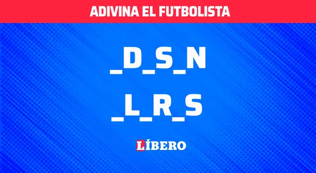 ¿Cuál será el nombre del jugador? Solo los EXPERTOS en fútbol superan el acertijo visual ¿Cuál será el nombre del jugador? Solo los EXPERTOS en fútbol superan el acertijo visual