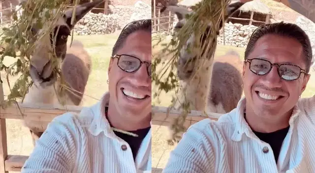 Lapadula se divierte en Cusco al ritmo de Marisol: Lapadula se divierte en Cusco al ritmo de Marisol: