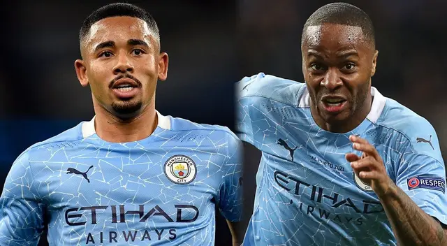 Manchester City pone precio a Gabriel Jesús y Raheem Sterling.