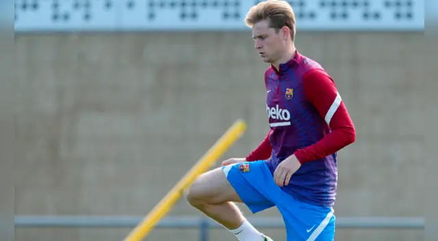 Frenkie De Jong recibió una propuesta de 75 millones por su pase. Foto: AFP Frenkie De Jong recibió una propuesta de 75 millones por su pase. Foto: AFP