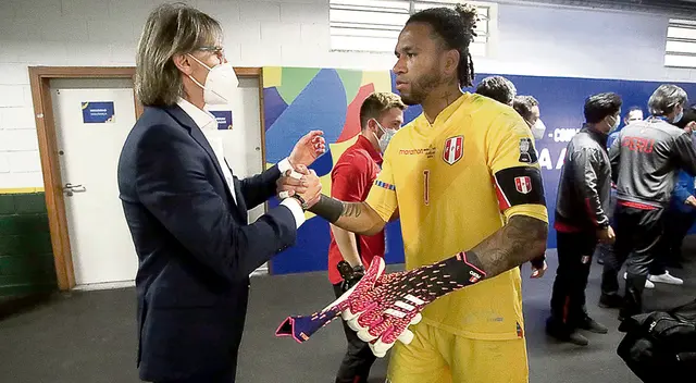 Pedro Gallese pide que Gareca siga la mando de la Selección Peruana.