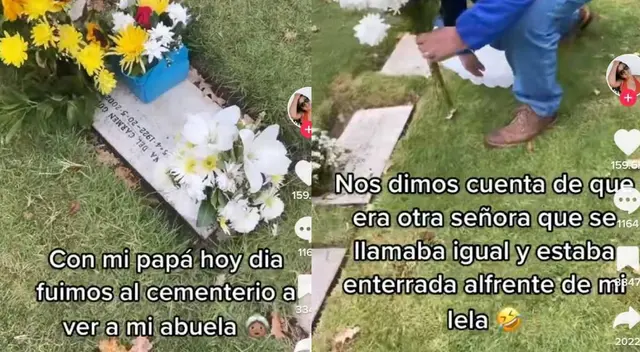 ¡Se equivocaron! Familia se da cuenta que visitaban otra tumba y no la de su abuela fallecida