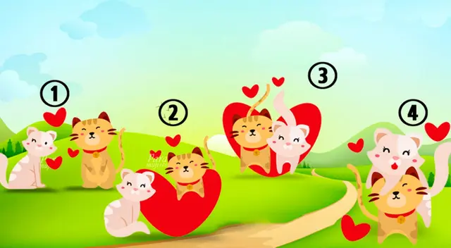 ¿Qué gato amoroso prefieres? Tu elección en el test visual dirá una revelación en tu vida