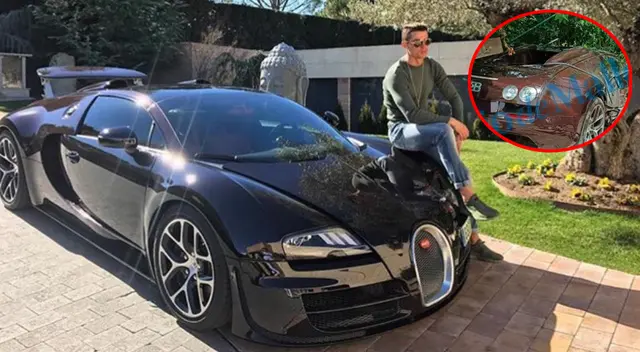 Cristiano Ronaldo: así terminó su 'Bugati' luego de ser chocado por su trabajador en Portugal Cristiano Ronaldo: así terminó su 'Bugati' luego de ser chocado por su trabajador en Portugal