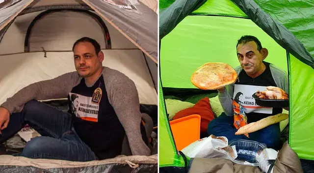 Carlos Álvarez recordó cuando Mark Vito hizo huelga de hambre en una carpa Carlos Álvarez recordó cuando Mark Vito hizo huelga de hambre en una carpa
