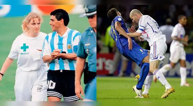 Doping positivo de Maradona - Cabezazo de Zidane Doping positivo de Maradona - Cabezazo de Zidane