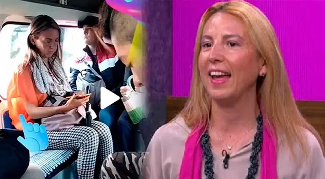 ¿Los aliens no dan dinero?: Captan a mujer que habla 'idioma alienígena' en una 'combi'