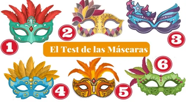 Escoge una mácara y conoce más secretos de tu personalidad.