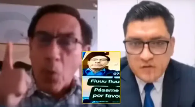 Martín Vizcarra tuvo un acalorado cruce de palabras con fiscal.