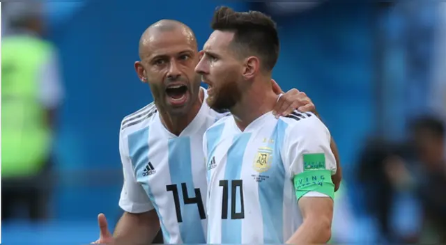 Lionel Messi y Javier Mascherano compartieron en la Selección de Argentina