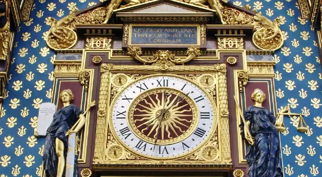 Vista a detalle del reloj hecho por Henry de Vick (Foto: Alamy)   