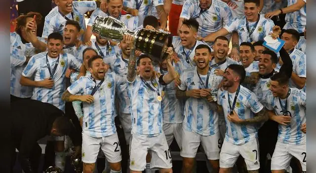 Argentina levantó la Copa América en 2021. Foto: AFP