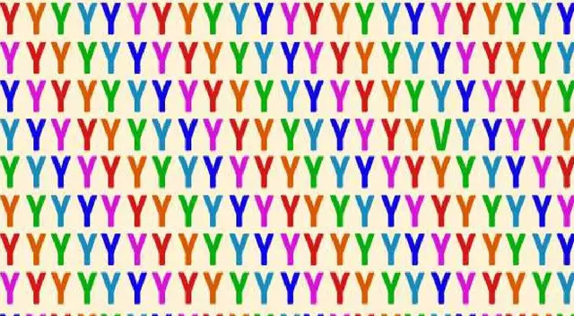Encuentra en tiempo récord las letras que no conforme el grupo de las 'Y' Encuentra en tiempo récord las letras que no conforme el grupo de las 'Y'