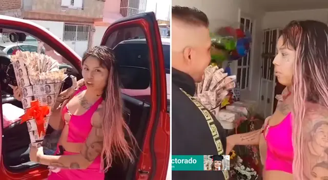 Mona elaboró un ramo con pesos mexicanos y se llevó el aplauso de sus suscriptores. Mona elaboró un ramo con pesos mexicanos y se llevó el aplauso de sus suscriptores.