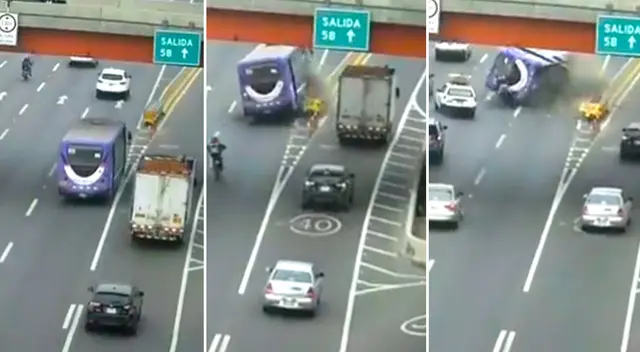 Volcadura de bus en avenida El Derby dejó al menos 15 heridos - VIDEO Volcadura de bus en avenida El Derby dejó al menos 15 heridos - VIDEO
