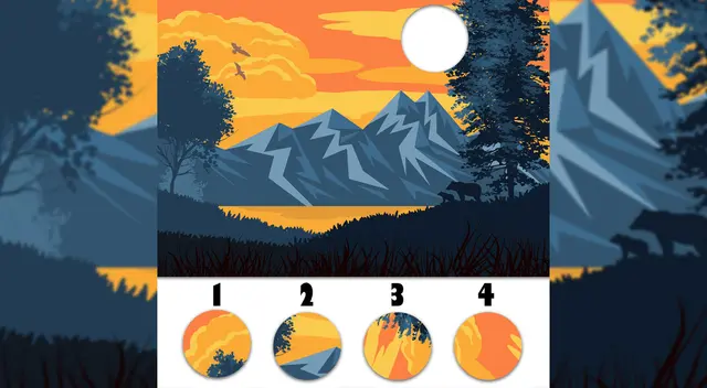 ¿Qué pieza corresponde al paisaje? Solamente los más genios hallan la respuesta en 10 segundos