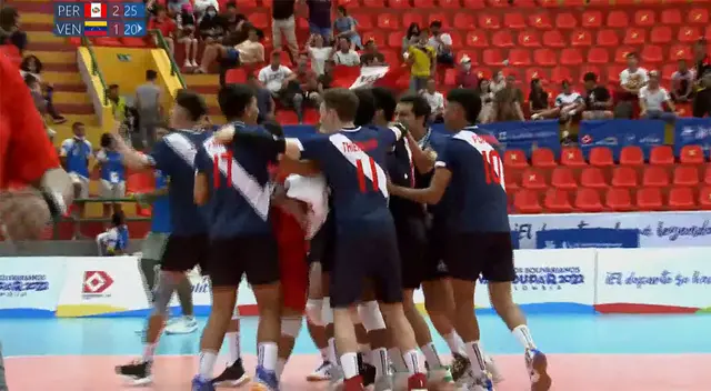 Selección Peruana de Vóley Masculino venció a Venezuela