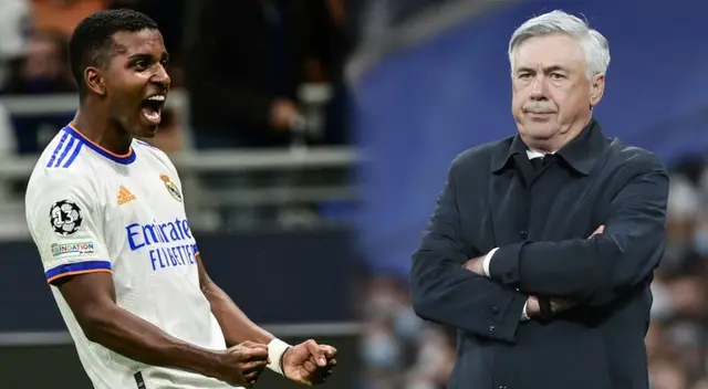 Rodrygo reveló que tuvo un cruce de palabras con Ancelotti Rodrygo reveló que tuvo un cruce de palabras con Ancelotti