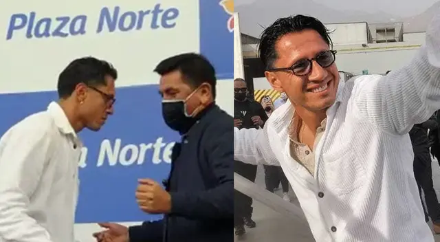 ¡Muy buen swing! El delantero de la 'Bicolor' mostró los pasos prohibidos en su firma de autógrafos.