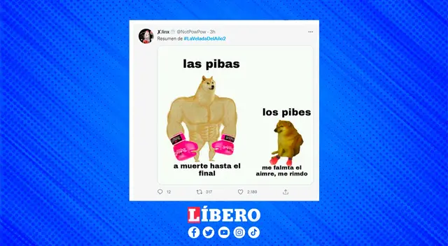 El duelo de las mujeres streamers fue más emocionante que la de los varones.