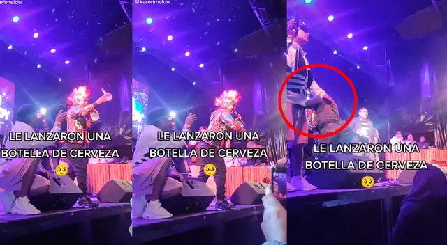 TikTok viral: faraon love shady regala sus 'coladores' en su concierto y le lanzan botella de cerveza TikTok viral: faraon love shady regala sus 'coladores' en su concierto y le lanzan botella de cerveza