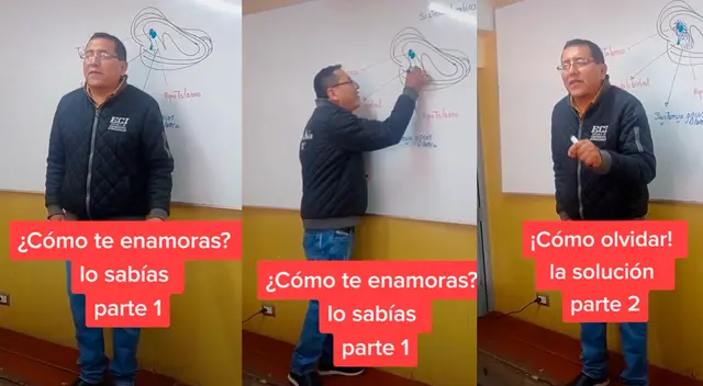 Profesor peruano revela truco para olvidarse de alguien.