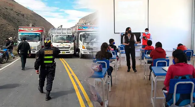 Paro de transportes: Suspenden clases presenciales en Lima Provincias este 27 y 28 de junio Paro de transportes: Suspenden clases presenciales en Lima Provincias este 27 y 28 de junio