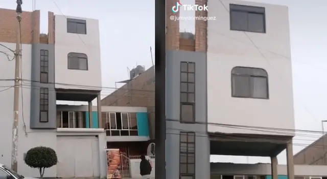 Mujer se vuelve viral al construir vivienda de manera singular.