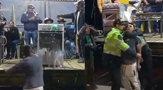 Hombre rompe premio de rifa porque no habría ganado nada