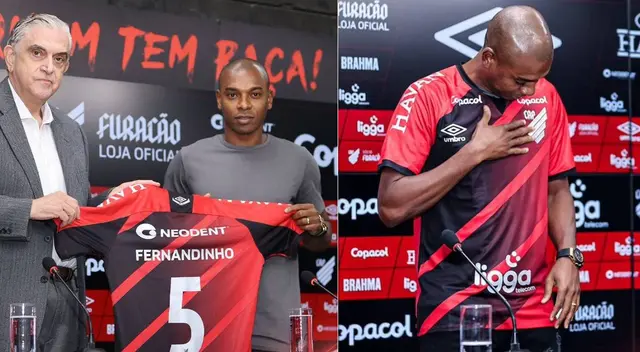 Fernandinho partió de Athletico Paranaense en la temporada 2005.