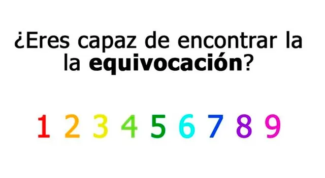¿Eres capaz de encontrar el erros? El reto exclusivo para mentes BRILLANTES