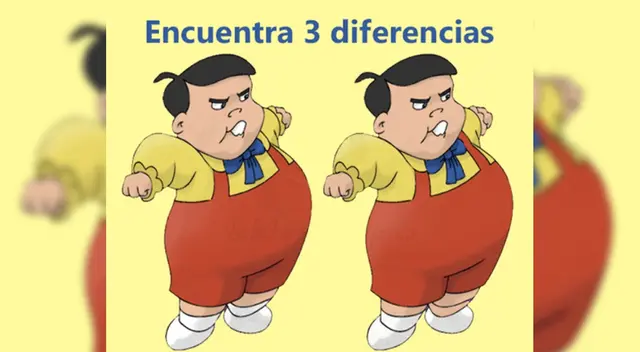 ¿Logras ver las 3 diferencias en 'Ñoño'? Solo los FANÁTICOS podrán resolver el reto ¿Logras ver las 3 diferencias en 'Ñoño'? Solo los FANÁTICOS podrán resolver el reto