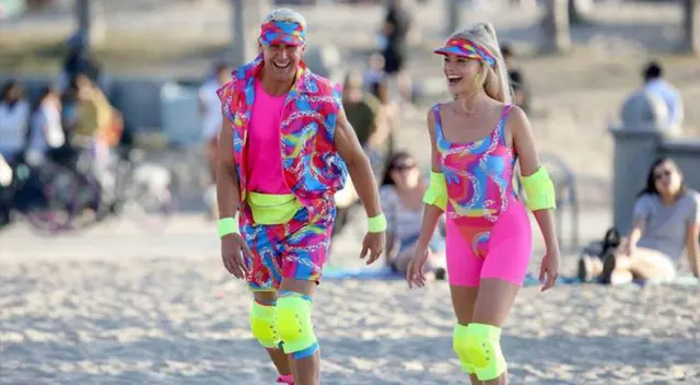 Nuevas imágenes son reveladas en donde se ve a los actores de Barbie y Ken