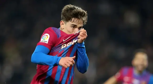 Gavi disputó la temporada pasada un total de 34 partidos con el Barcelona por LaLiga.