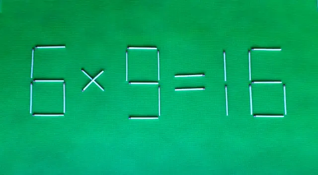 Acertijo visual: Mueve un cerillo y resuelve la ecuación: el reto para GENIOS que NO podrás superar Acertijo visual: Mueve un cerillo y resuelve la ecuación: el reto para GENIOS que NO podrás superar
