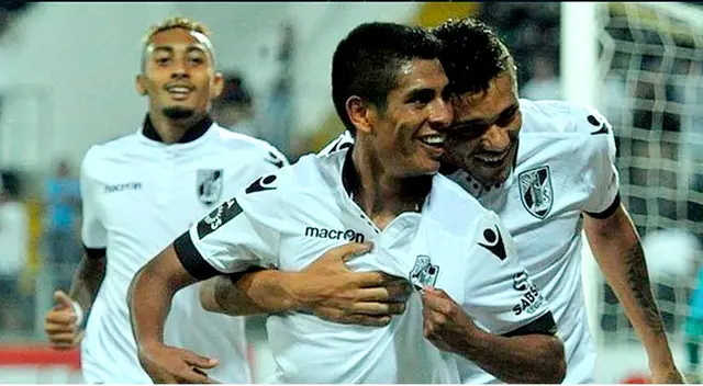 Paolo Hurtado anotó 25 goles en Vitoria Guimaraes de Portugal Paolo Hurtado anotó 25 goles en Vitoria Guimaraes de Portugal