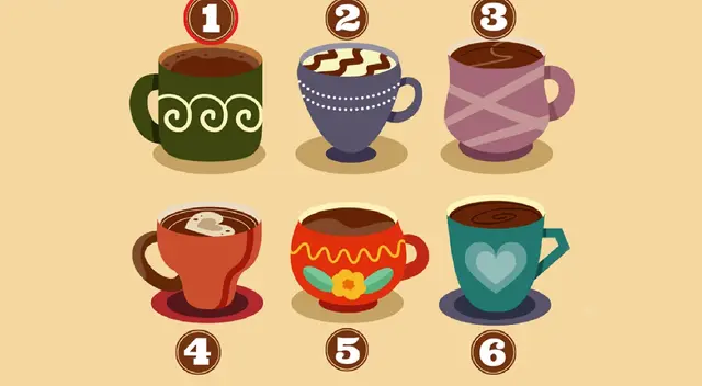 ¿Qué taza te gusta más? Escoge uno y descubre tu personalidad