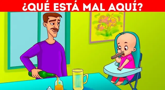 Acertijo visual, imagen completa.