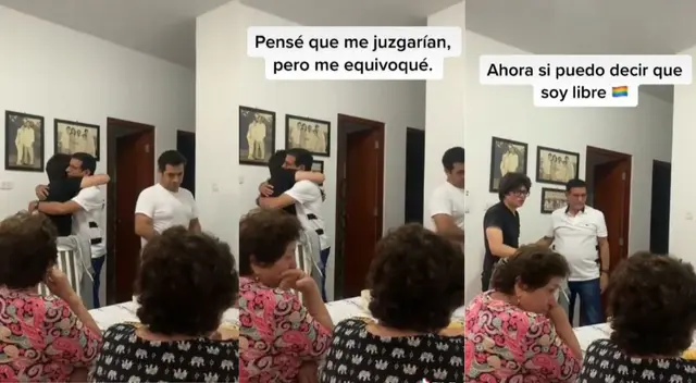Joven recibe el apoyo de su familia tras revelar su orientación sexual - VIDEO Joven recibe el apoyo de su familia tras revelar su orientación sexual - VIDEO
