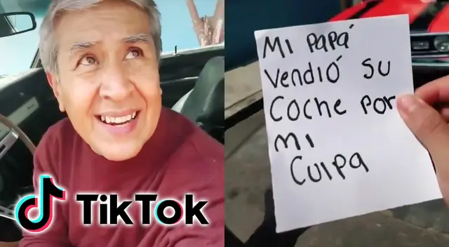 Padre recibe como regalo el auto que vendió para costear los estudios de su hijo Padre recibe como regalo el auto que vendió para costear los estudios de su hijo